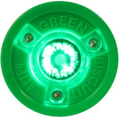 Green Biscuit Alien Stickhandling Training Puck