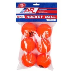 A&R Orange Hockey Low Bounce Ball Multi Pack (6)