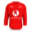Puck Stop Logo Red Senior Goalie Hockey Jersey -Hockey 1497266710 PuckStopLogoPracticeJerseyRed