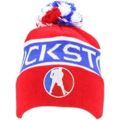 Puck Stop Winter Beanie - Red/Blue