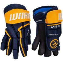 Warrior Covert QR5 30 Hockey Gloves Junior -Hockey 1657787842 WarriorCovertQR530HockeyGlovesNavyGoldJunior1