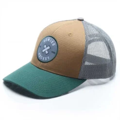 Howies Cross Check Cap -Hockey 1683906922 HowiesCrossCheckCapGreenBrown1