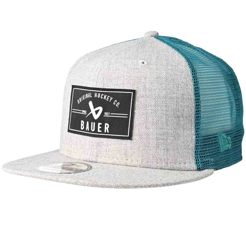Bauer NE 9FIFTY Patch Grey/Teal Senior 3 Bauer NE 9FIFTY Patch Grey/Teal Senior