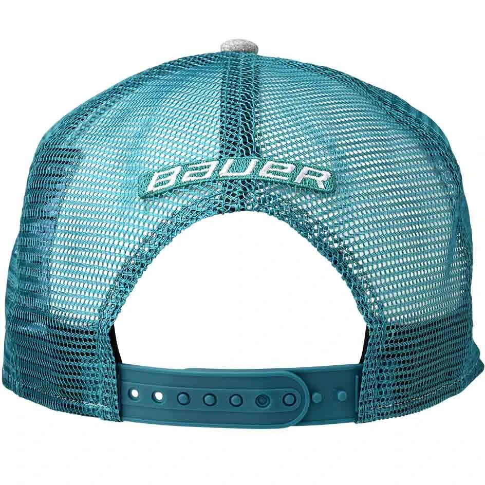 Bauer NE 9FIFTY Patch Grey/Teal Senior 4 Bauer NE 9FIFTY Patch Grey/Teal Senior - Image 2